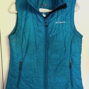 Columbia Omni-Heat Vest - Womens L - Sky Blue